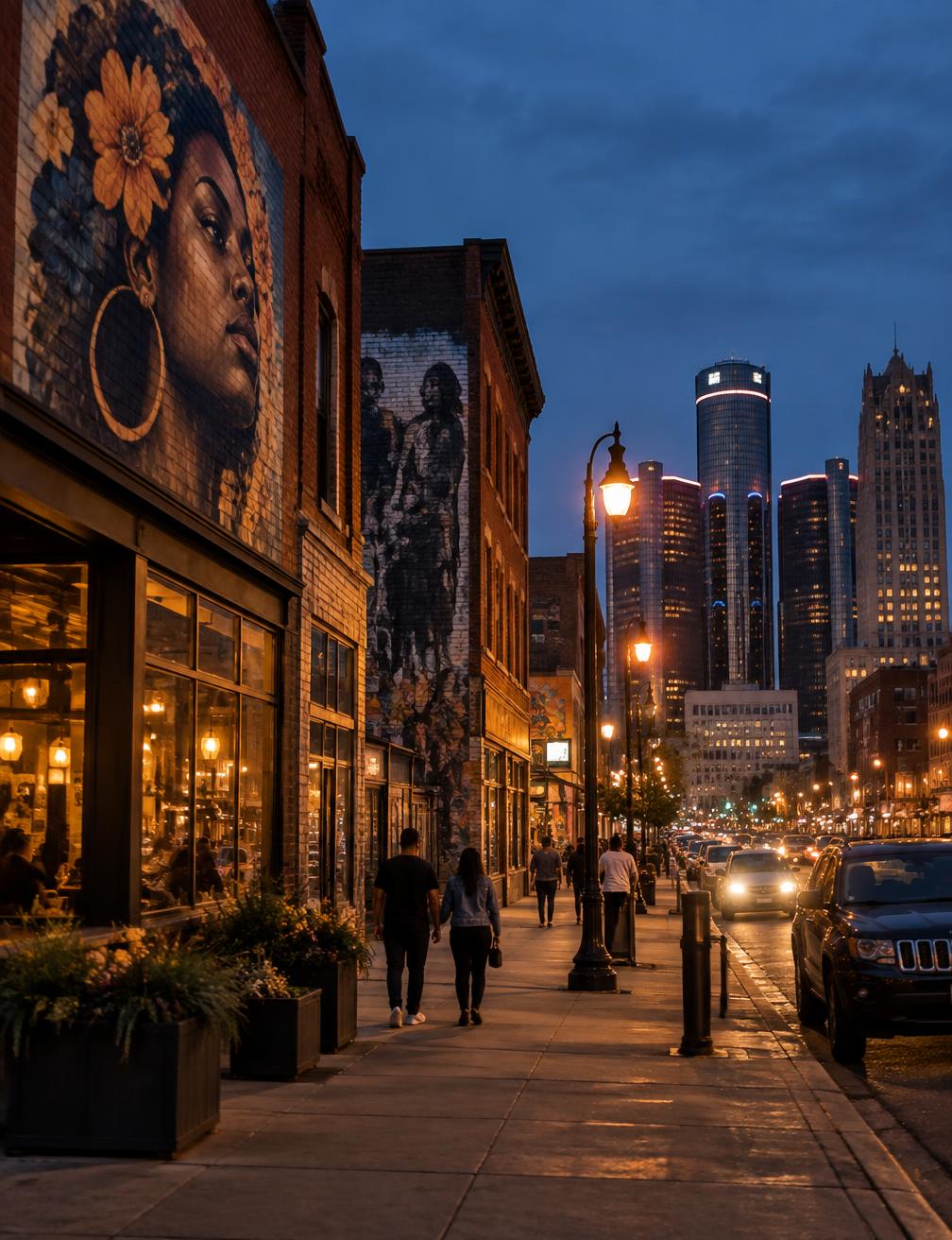 Detroit street detail