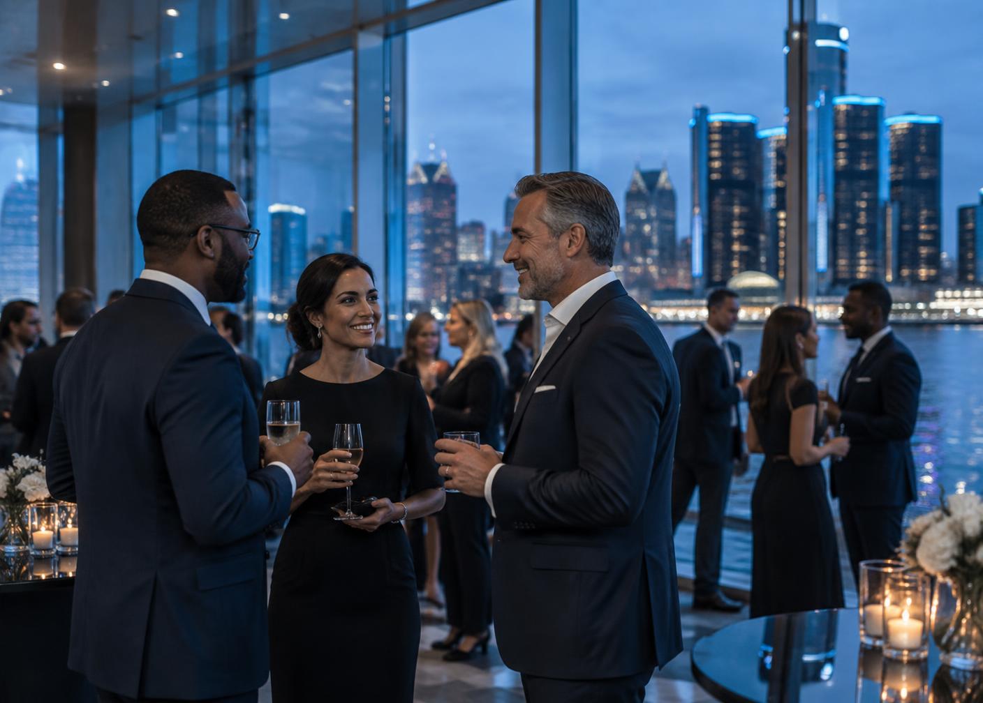 Elegant corporate event